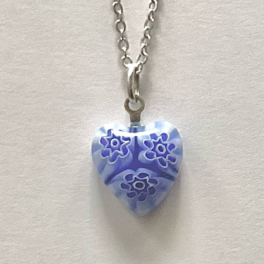 🌹2@25🌹 Murano Venetian glass heart